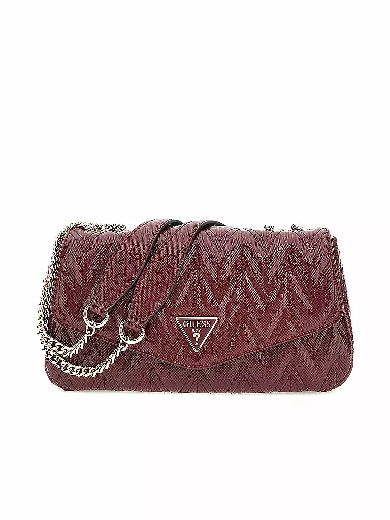 GUESS Tasche Umhangetasche ADELARD dunkelrot